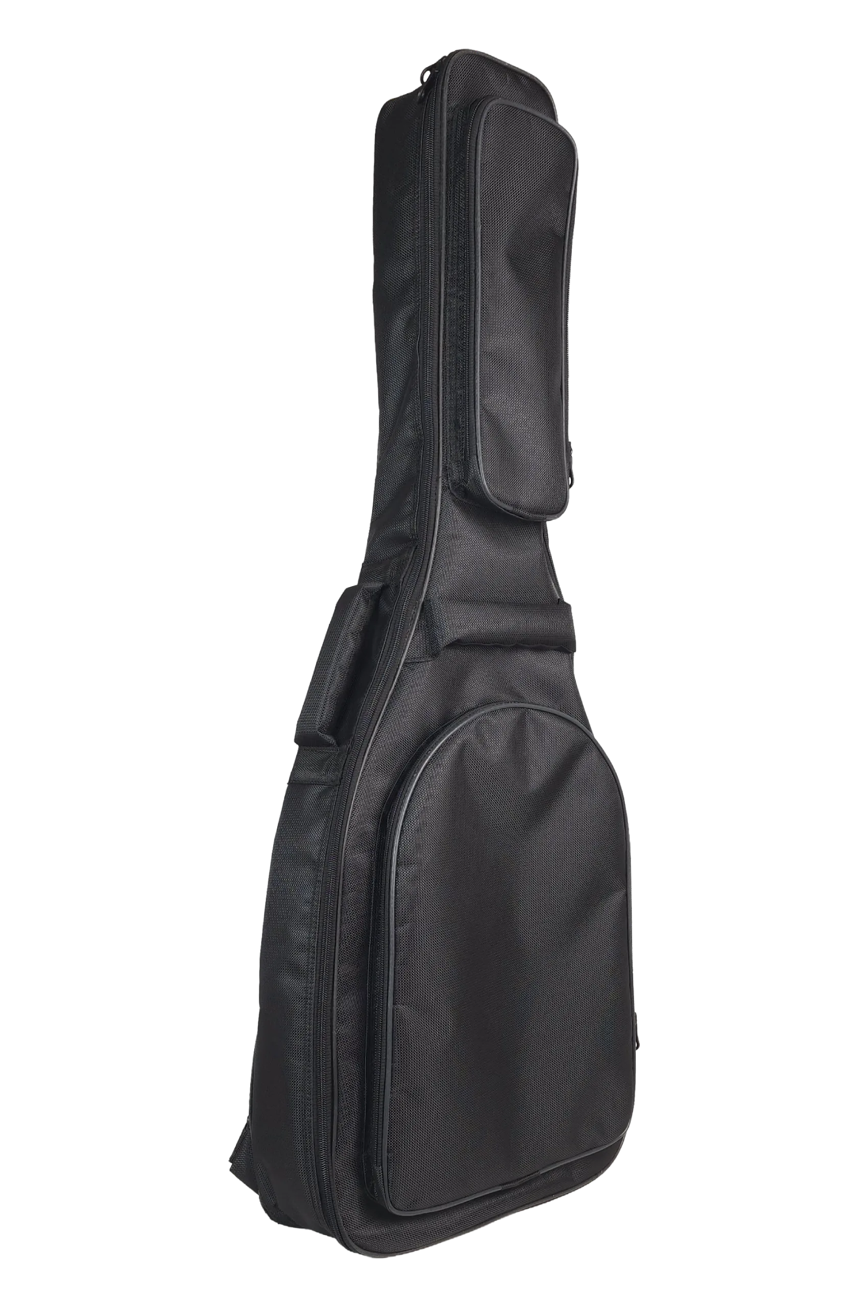 سافت کیس گیتار کلاسیک ایکات کیس مشکی MC-104-16 — نمای روبرو و جیب